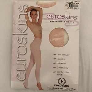 Brand New- Euroskins pink convertible tights!